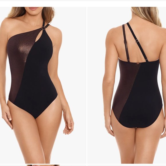 Amoressa "Lunar Eclipse Crescent" one-piece Swimsuit - Picture 1 of 7